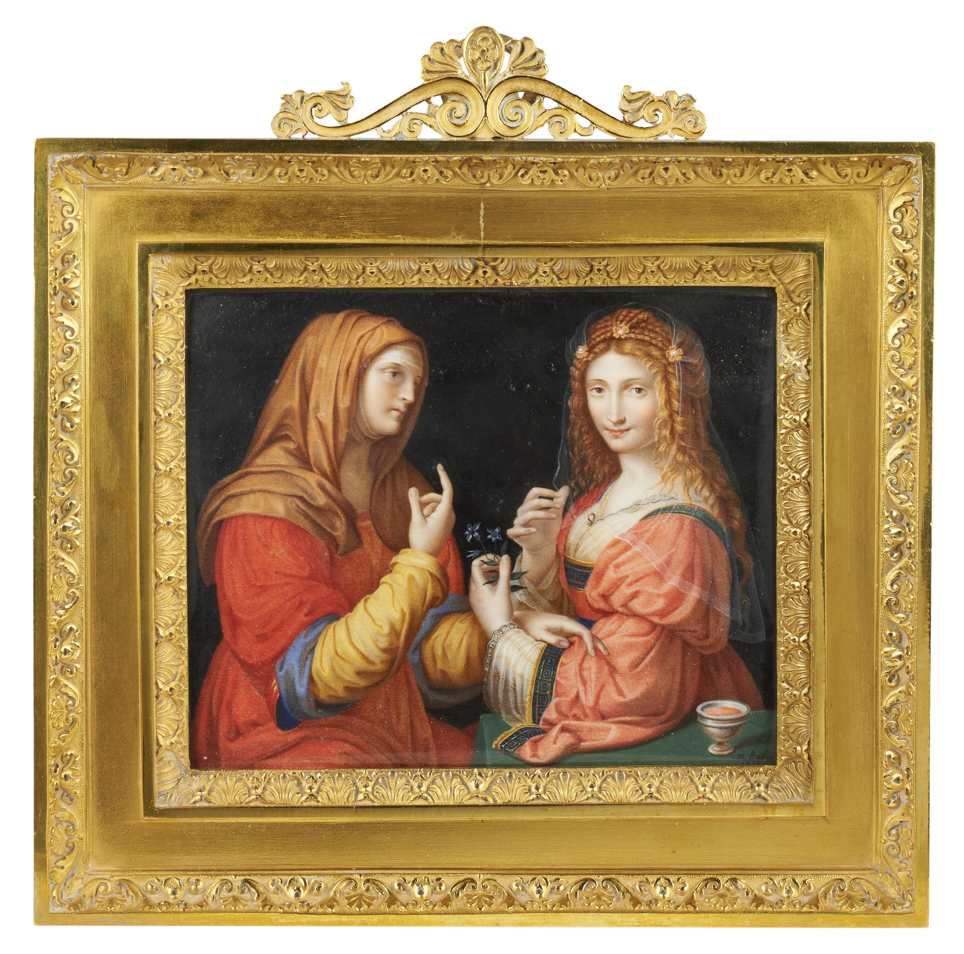 Saints Martha and Mary Magdalene, after Bernardino Luini